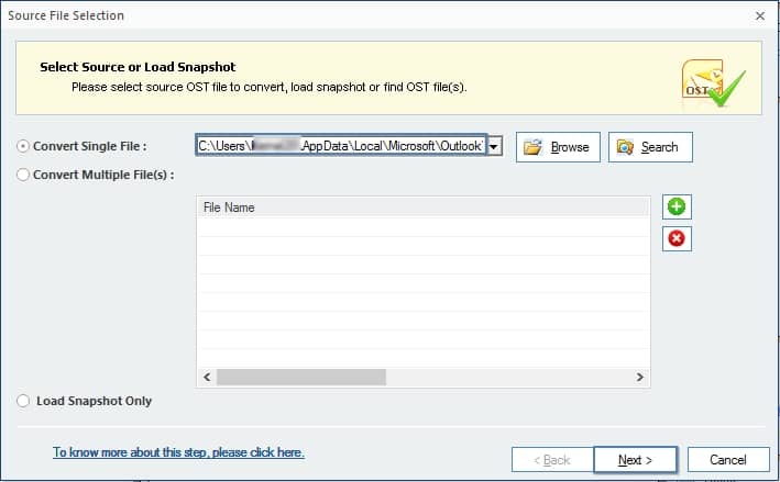 Click Next once you add the files